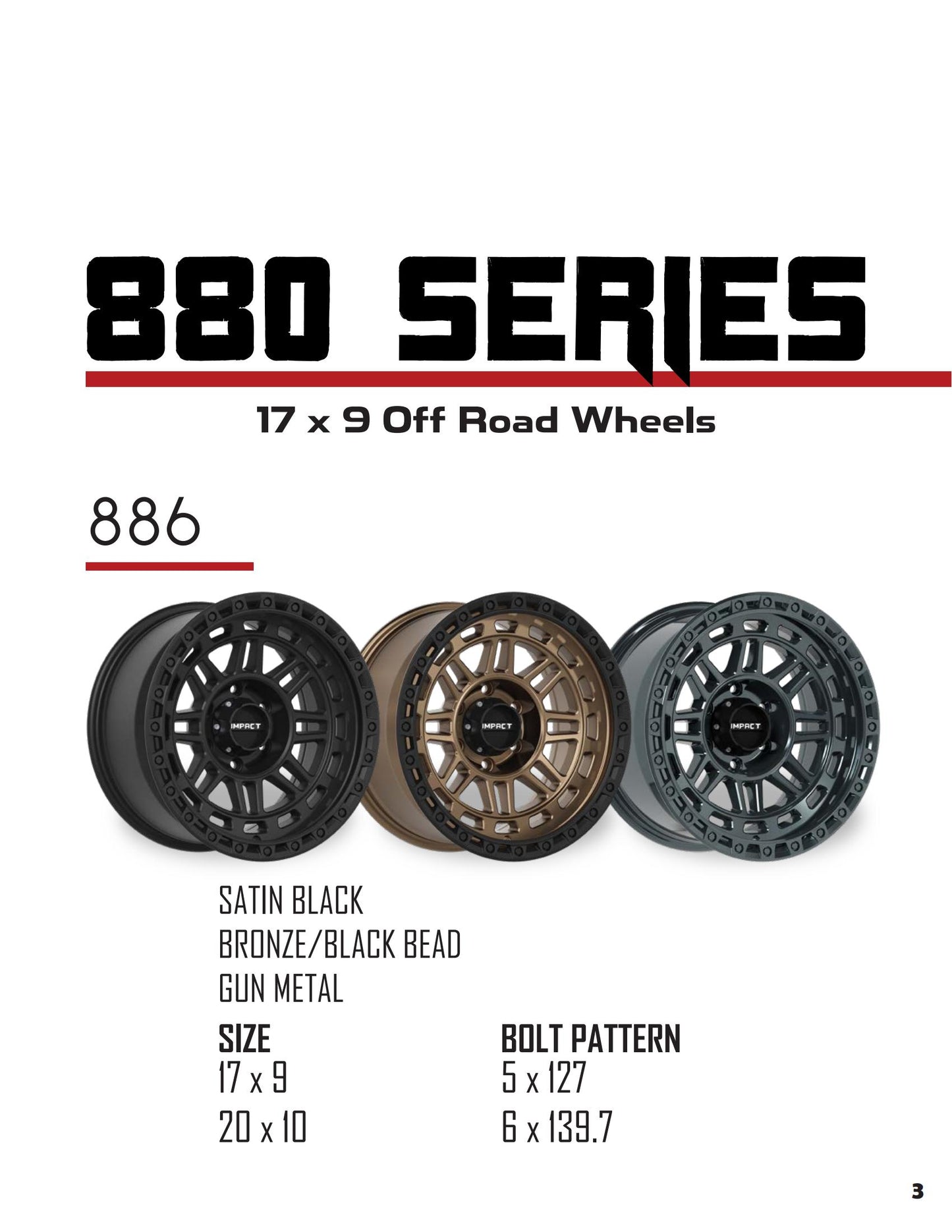 886 Off Road Wheels