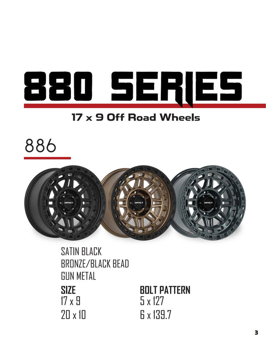 886 Off Road Wheels