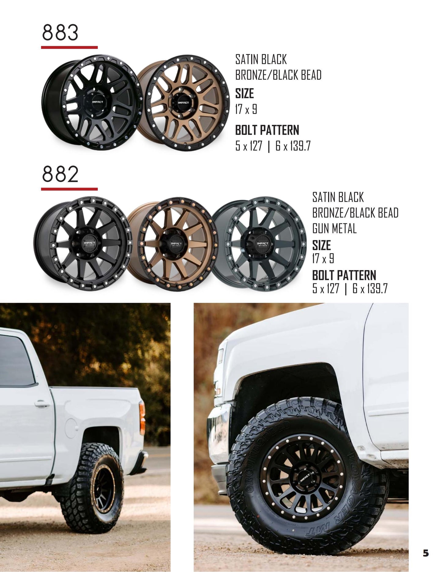 883/882 Off Road Wheels