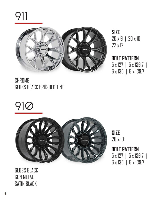 910/911 Off Road Wheels