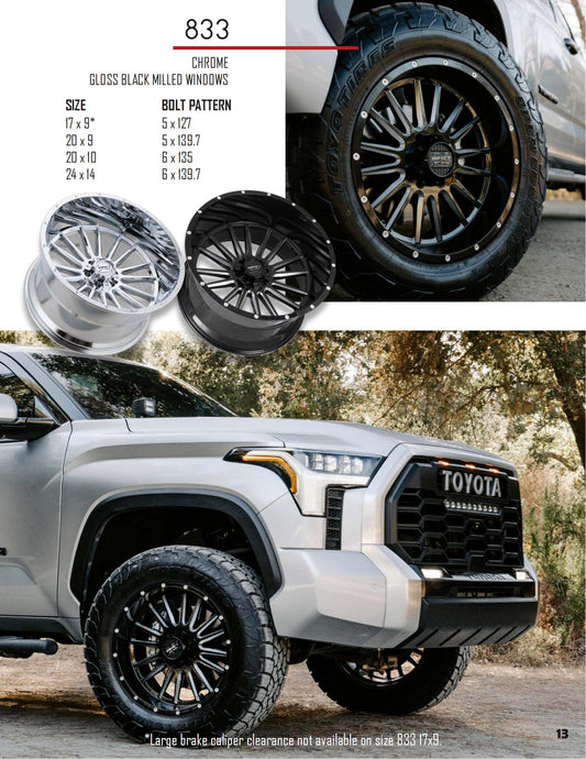 833 Off Road Wheels