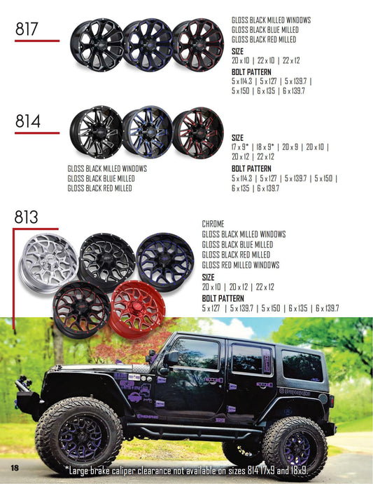 813/814/817 Off Road Wheels